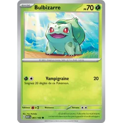 Carte Pokémon Neuve - Bulbizarre 001/165 - Commune - EV03.5 - 151 - Sortie de Booster