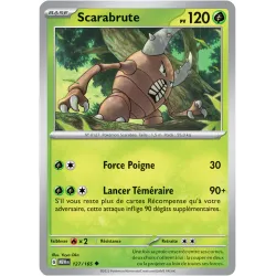 Carte Pokémon Neuve - Scarabrute 127/165 - Peu Commune - EV03.5 - 151 - Sortie de Booster