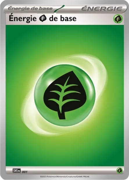 Carte Pokémon Neuve - Énergie Plante de base SVE001 Commune - EV03.5 - 151 - Sortie de Booster