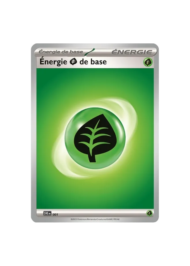 Carte Pokémon Neuve - Énergie Plante de base SVE001 Commune - EV03.5 - 151 - Sortie de Booster