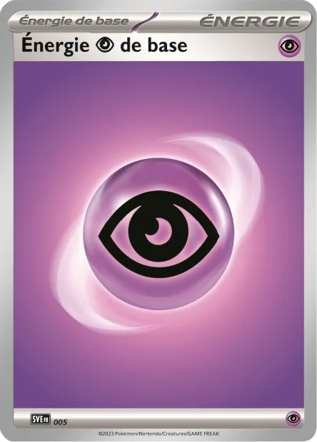 Carte Pokémon Neuve - Énergie Psy de base SVE005 Commune - EV03.5 - 151 - Sortie de Booster