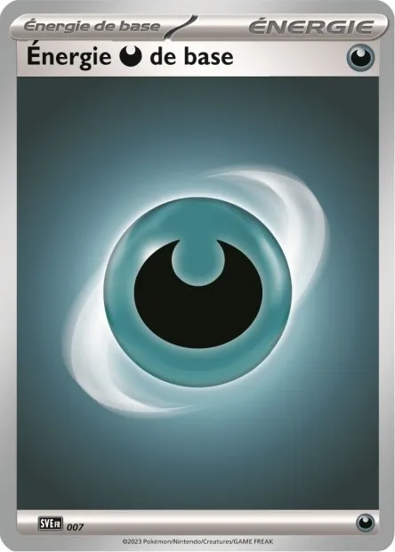 Carte Pokémon Neuve - Énergie Obscurité de base SVE007 Commune - EV03.5 - 151 - Sortie de Booster