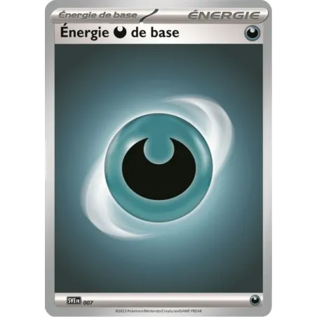 Carte Pokémon Neuve - Énergie Obscurité de base SVE007 Commune - EV03.5 - 151 - Sortie de Booster