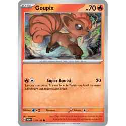 Carte Pokémon Neuve - Goupix 037/165 - Commune - EV03.5 - 151 - Sortie de Booster