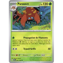 Carte Pokémon Neuve - Parasect 047/165 - Peu Commune - EV03.5 - 151 - Sortie de Booster
