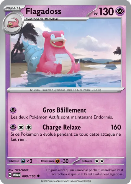 Carte Pokémon Neuve - Flagadoss 080/165 - Peu Commune - EV03.5 - 151 - Sortie de Booster