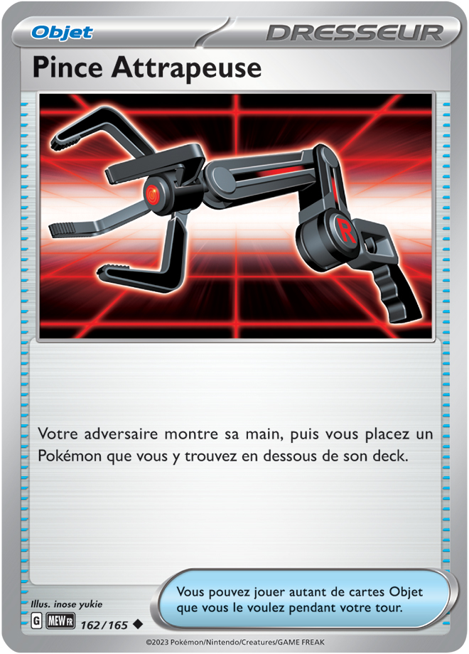 Pince Attrapeuse